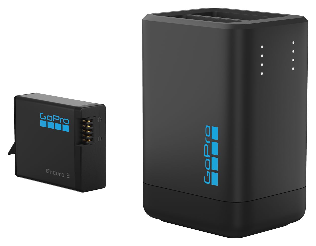 Dual Battery Charger + Enduro 2 Battery (MISSION 1 Series + HERO13 Black) 