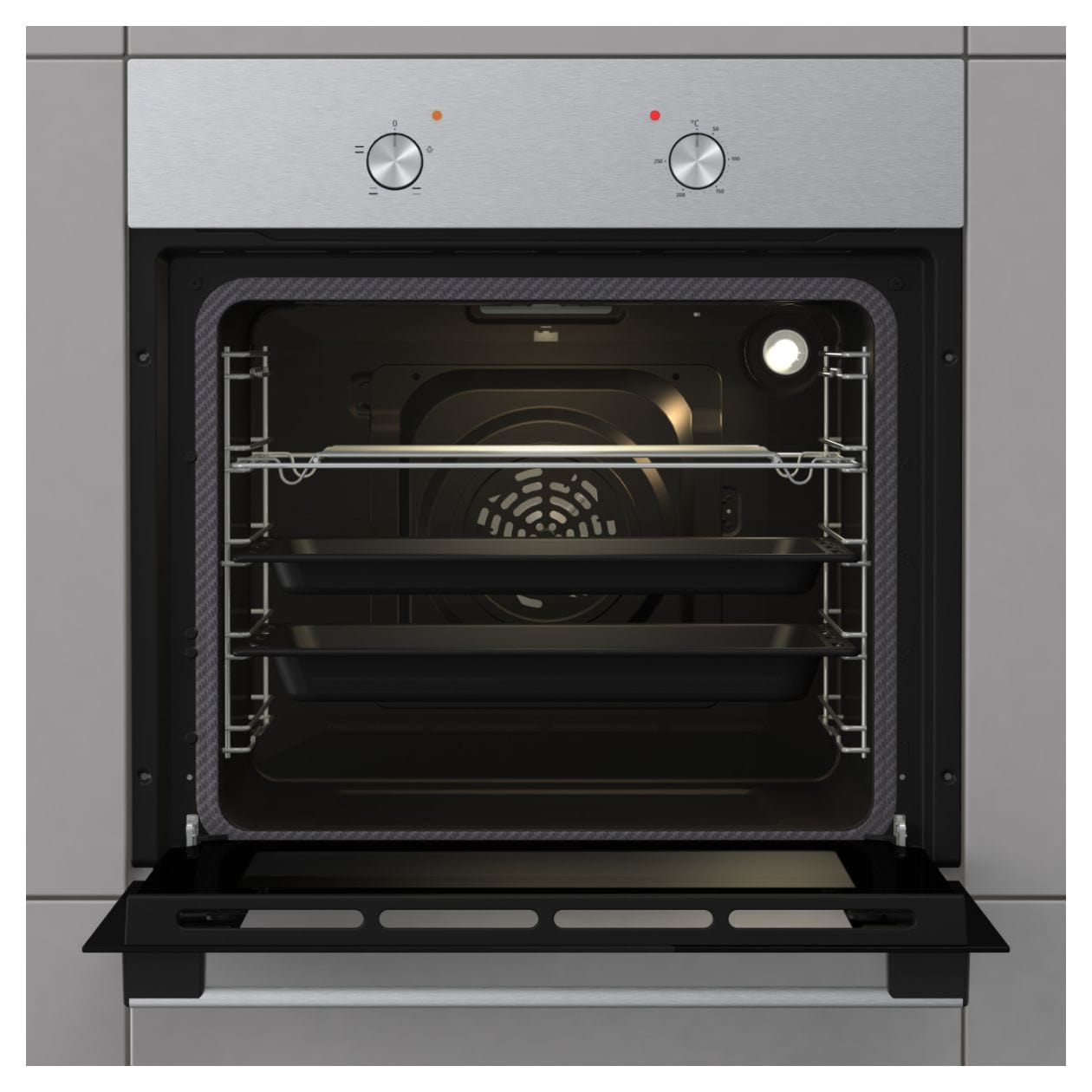 BO671703AX Einbaubackofen groß AutoClean (Edelstahl) 