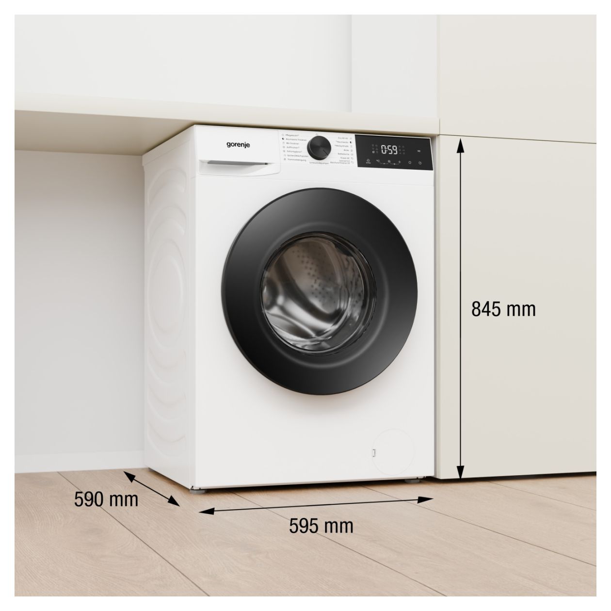 G200 Freistehend Waschtrockner, 11 kg, 1400 U/min. 