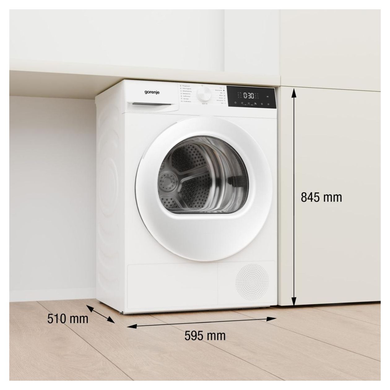 G200 Freistehender Wäschetrockner mit Wärmepumpe, 7 kg 