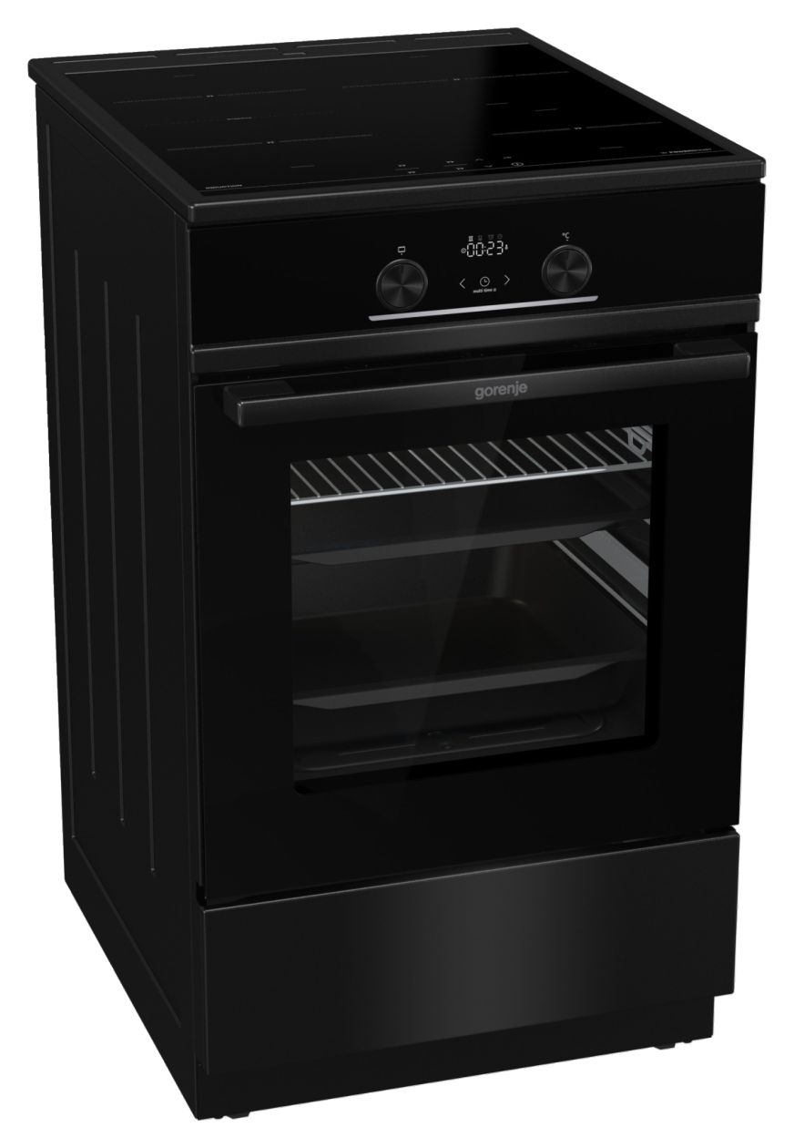 GEIT5C60BPG Freistehender Herd Elektro groß AquaClean mit Induktions Kochfeld 