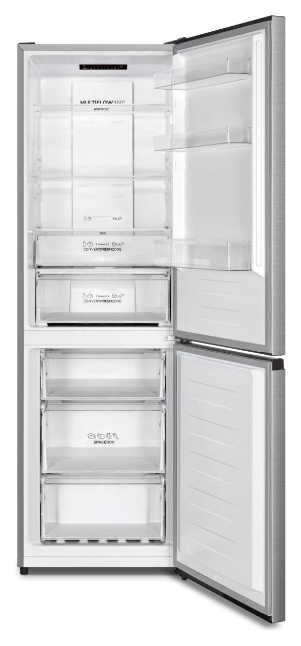 NRK619AA1XL4 207 l / 97 l Kühl-Gefrierkombi freistehend NoFrost 108 kWh Jahr  (Edelstahl) 