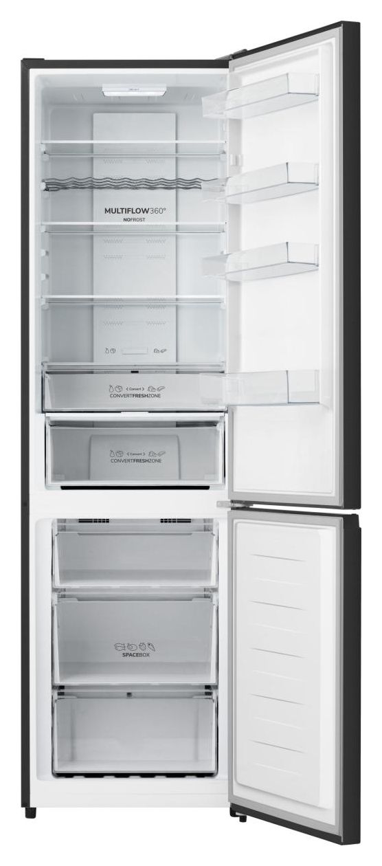 NRK620AABXL4 238 l / 98 l Kühl-Gefrierkombi freistehend 109 kWh Jahr  (Schwarz) 