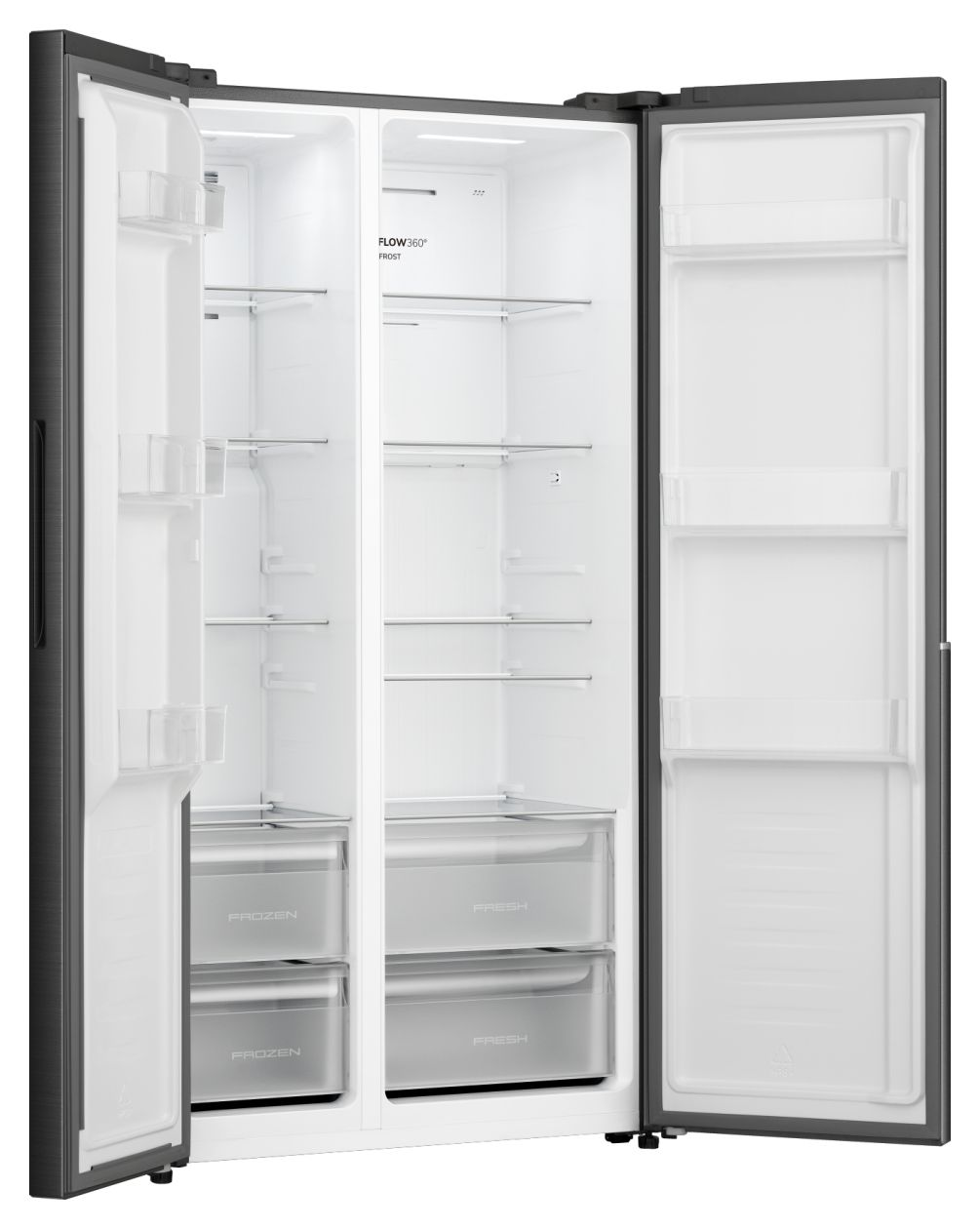 NRS917E41BX Side-by-Side Kühl-/ Gefrierkombination 347 l / 197 l 317 kWh NoFrost 1786 mm x 911 mm  (Schwarz) 