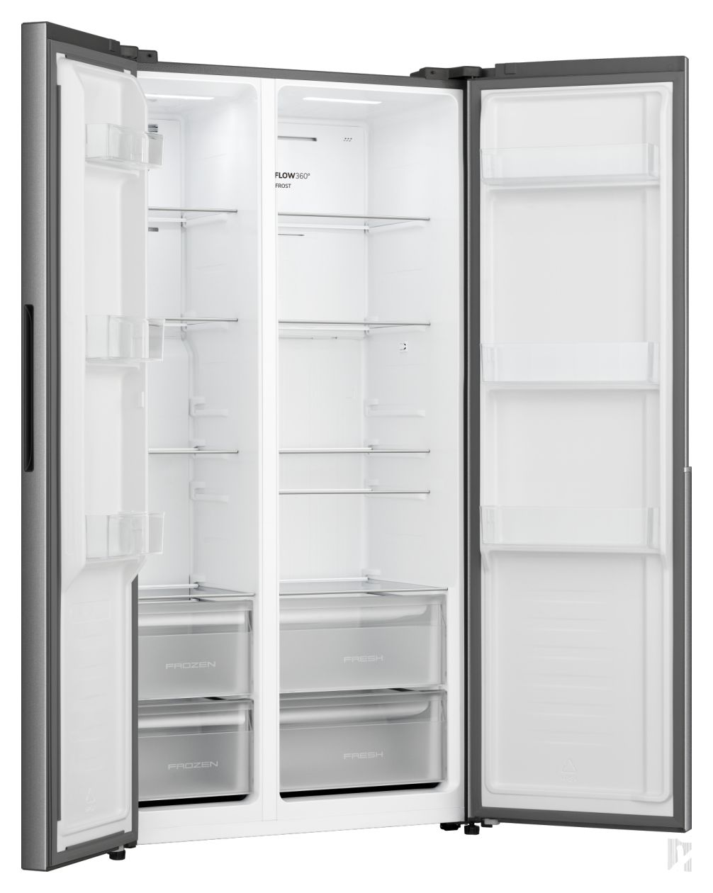 NRS917E41XSI Side-by-Side Kühl-/ Gefrierkombination 347 l / 197 l 317 kWh NoFrost 1786 mm x 911 mm  (Grau) 