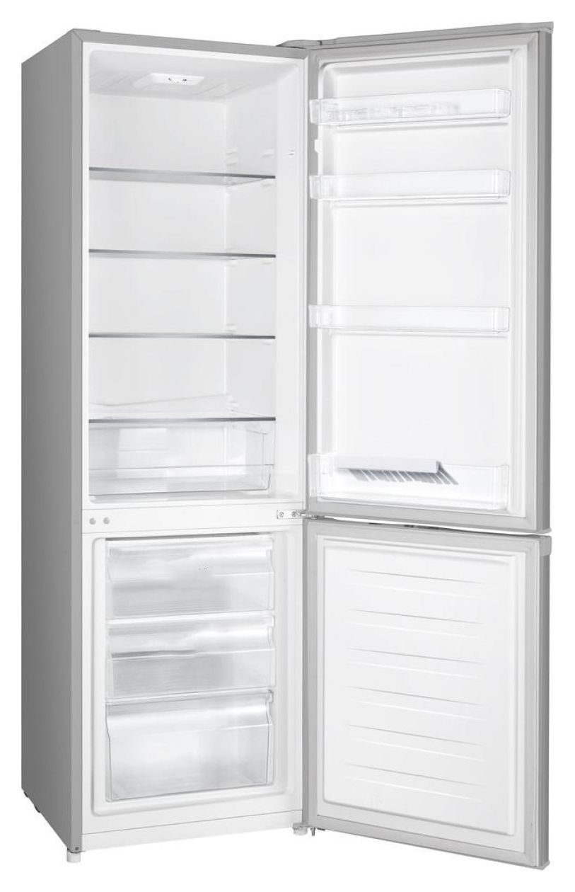 RK418DPS4 198 l / 66 l Kühl-Gefrierkombi freistehend 168 kWh Jahr  (Grau) 
