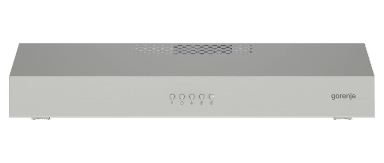 WHU629ES/S Abluft/Umluft Dunstabzugshaube/Esse Unterbau 60 cm (Silber) 