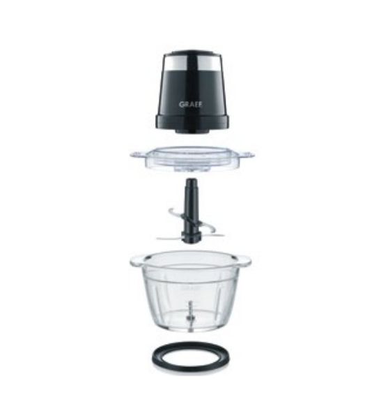 CH502 Zerkleinerer 500 W 1 l Glas Behälter  (Schwarz) 