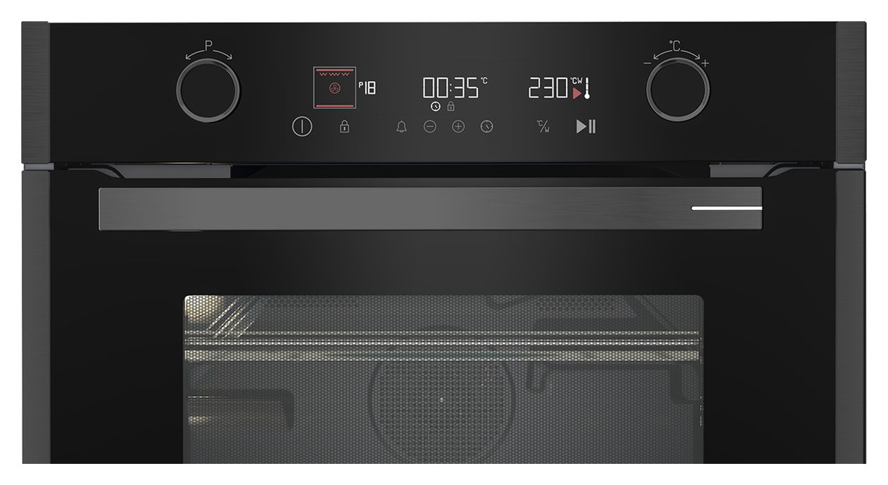 GEKW19400DX Einbaubackofen 48 l Mikrowelle 
