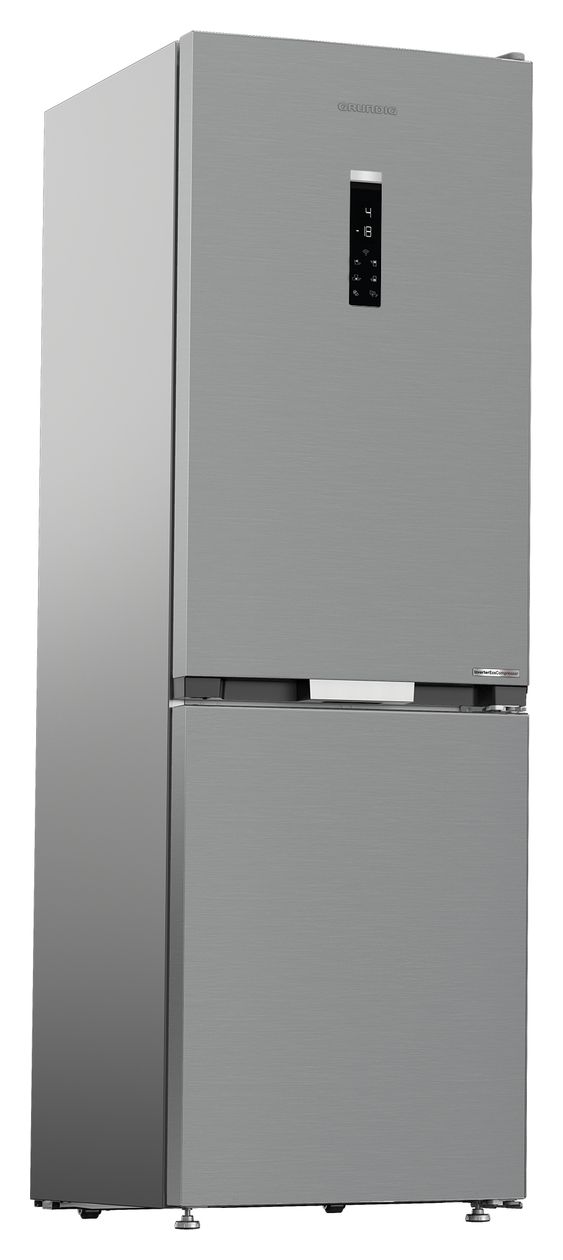 GKPN66840LXPW 210 l / 106 l Kühl-Gefrierkombi freistehend NoFrost 165 kWh Jahr  (Edelstahl) 