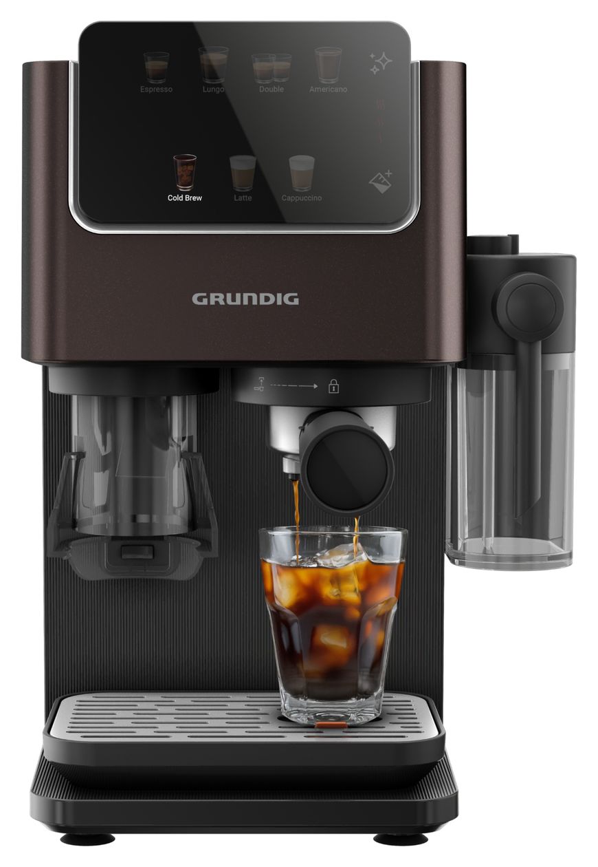 KSM8530 Siebträger Kaffeemaschine 20 bar 1688 W  (Schwarz, Braun) 