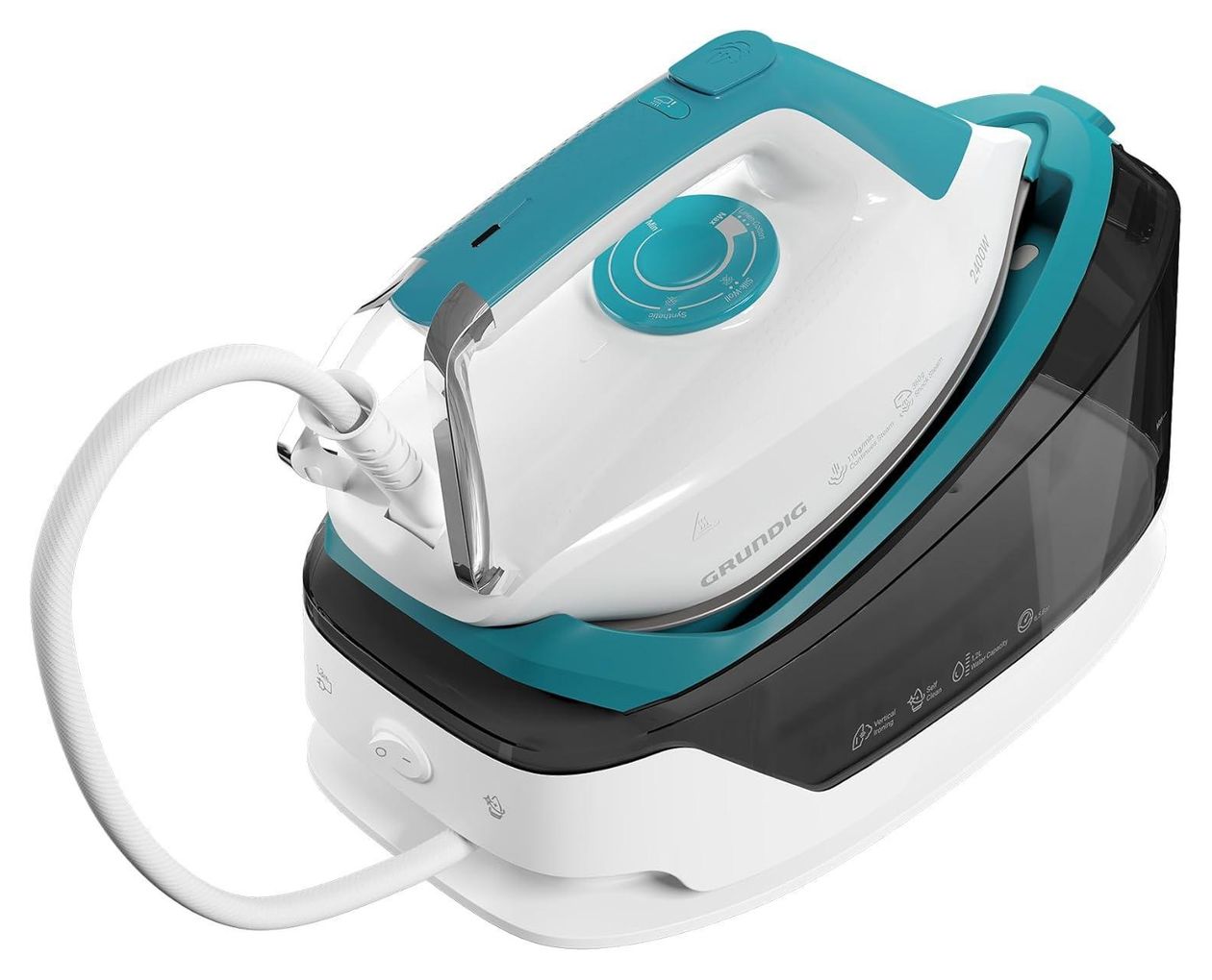 SIS6550 2400 W Dampfbügelstation 110 g/min  (Türkis, Weiß) 