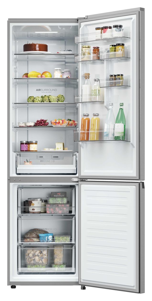 HDPW3620CNPK 289 l / 117 l Kühl-Gefrierkombi freistehend NoFrost 176 kWh Jahr  (Edelstahl) 