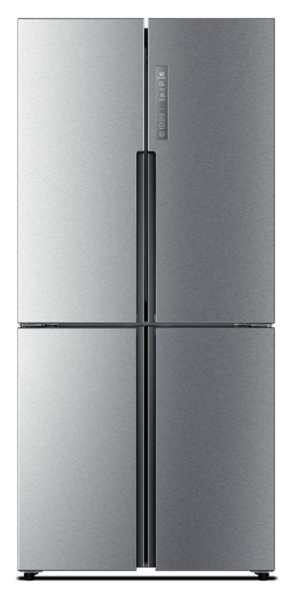 HTF-456DM6 Side-by-Side Kühl-/ Gefrierkombination French Door 314 l / 154 l 320 kWh NoFrost 1800 mm x 833 mm  (Edelstahl) 