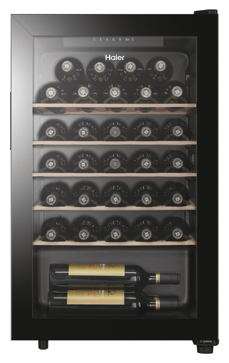 HWS33GG Weinkühler Freistehend EEK: G 1 Zonen 33 Flasche(n) 