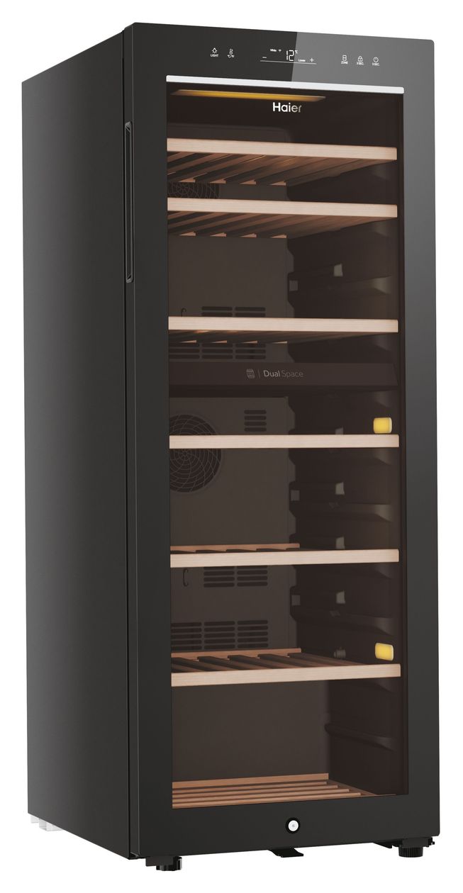 HWS77GDAU1 Weinkühler Freistehend EEK: G 2 Zonen 77 Flasche(n) 