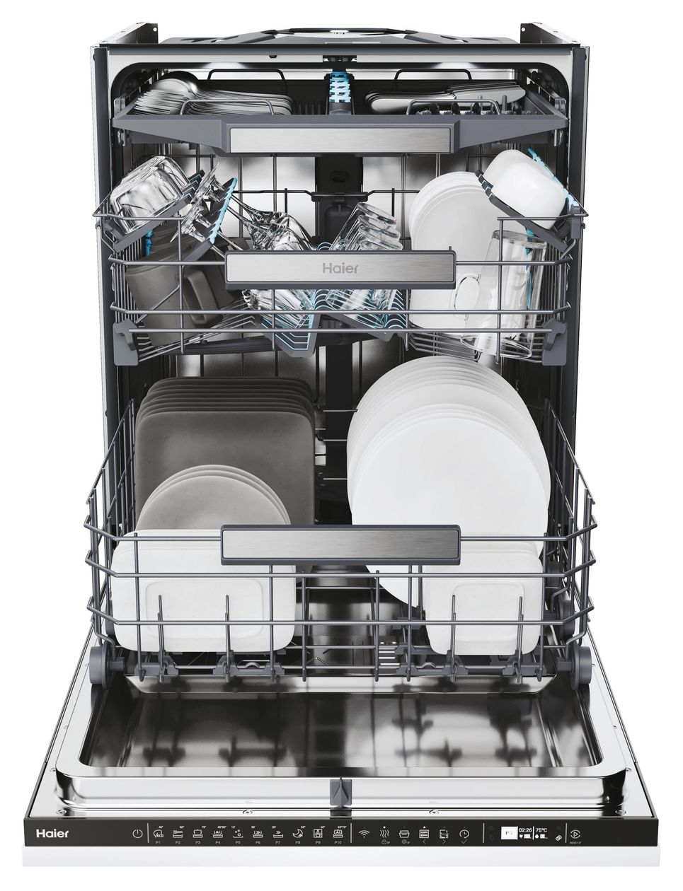 XI4A4M4PB 60 cm Geschirrspüler vollintegriert (ohne Front) Leise 14 Maßgedecke Kondensations 