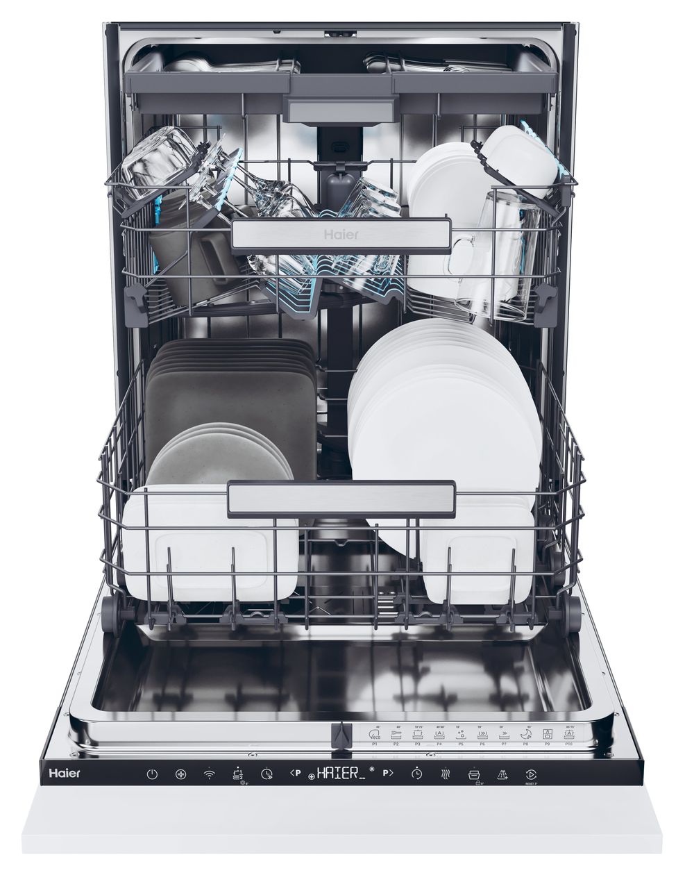 XS6B0S3FSB 60 cm Geschirrspüler vollintegriert (ohne Front) Sehr leise 16 Maßgedecke Kondensations 