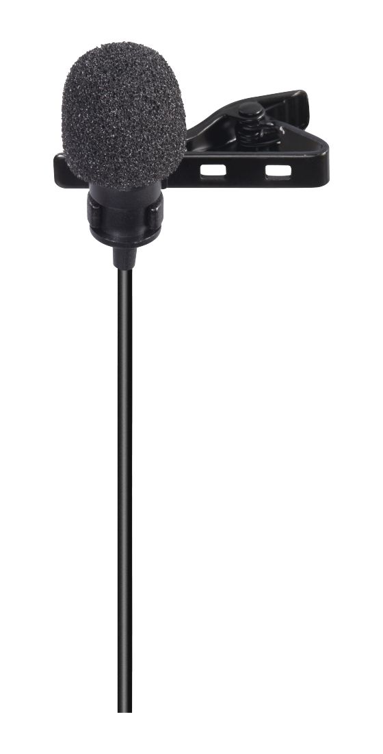 004634 Smart kabelgebunden Aufsteckbares Mikrofon 3,5 mm (1/8")  (Schwarz) 