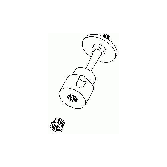 005014 Ball and Socket Head Stativ  (Schwarz) 