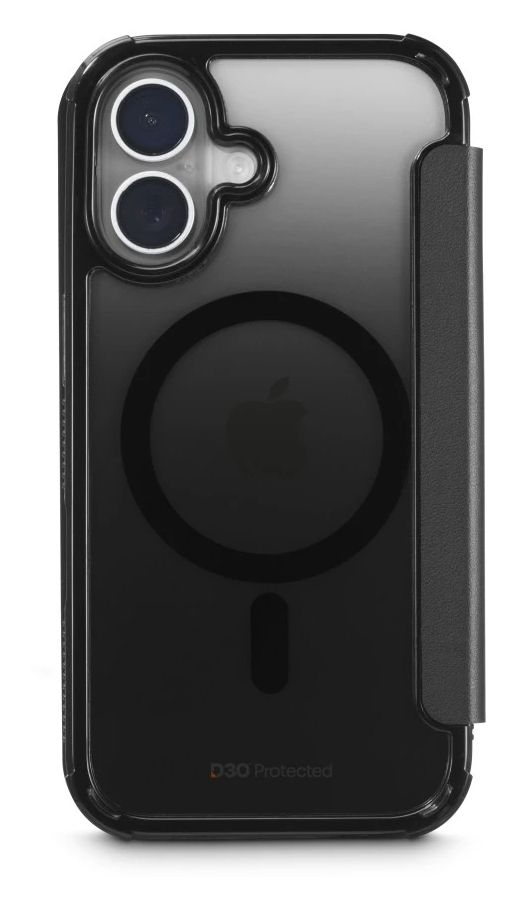 019651 Extreme Protect Folio für Apple iPhone 16  (Schwarz) 