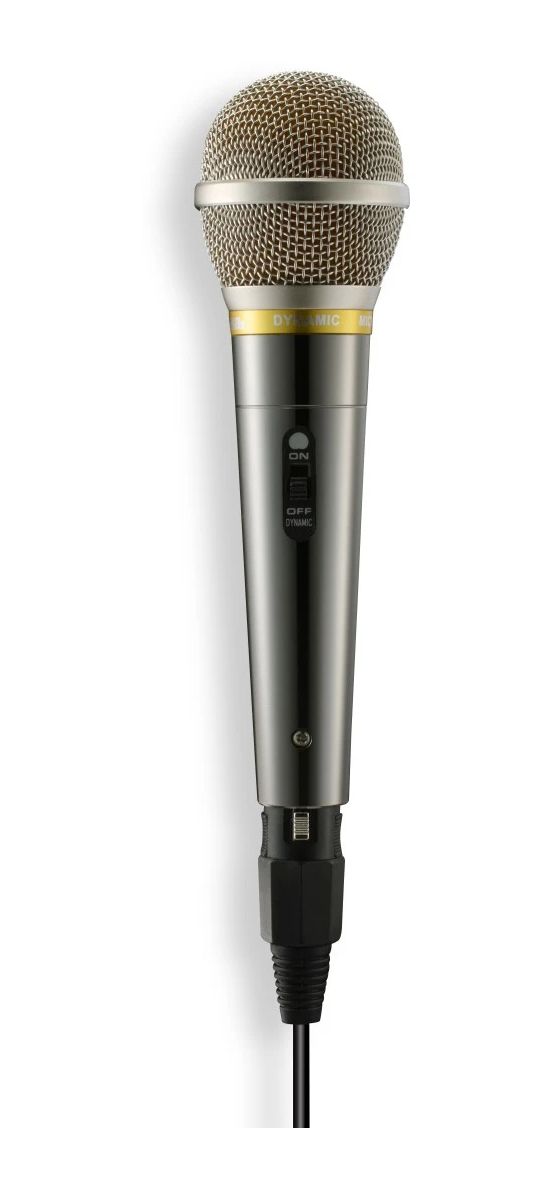 046006 Vocal Pro kabelgebunden Dynamisches Mikrofon 6,35 mm Klinke  (Silber) 