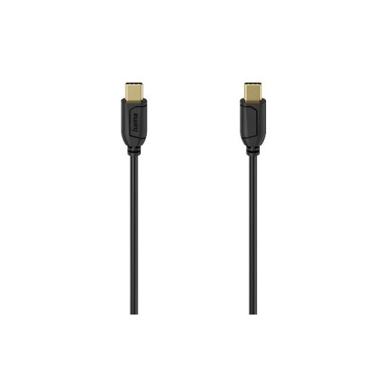 074266 0,48 Gbit/s Rundkabel USB C auf USB C 0,75 m  (Schwarz) 