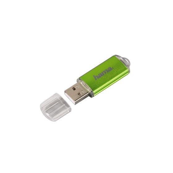 104300 Laeta USB Typ-A Stick 64 GB  (Grün, Transparent) 
