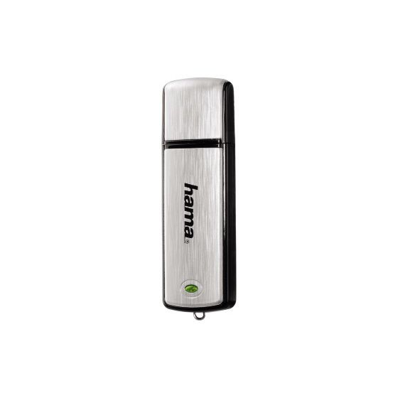 104308 Fancy USB Typ-A Stick 32 GB  (Schwarz, Silber) 