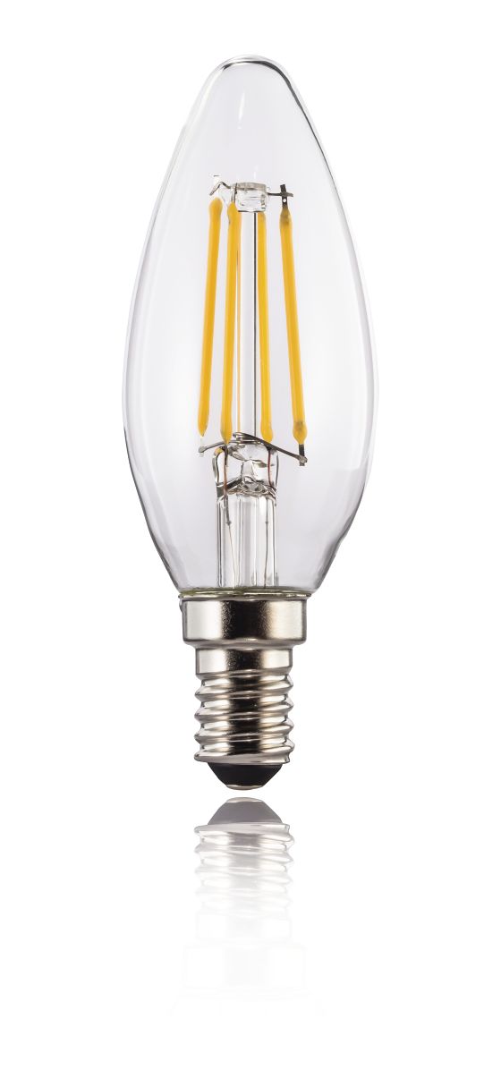 112823 LED Lampe Kerze E14 EEK: E 470 lm Warmweiß (2700K) entspricht 40 W 