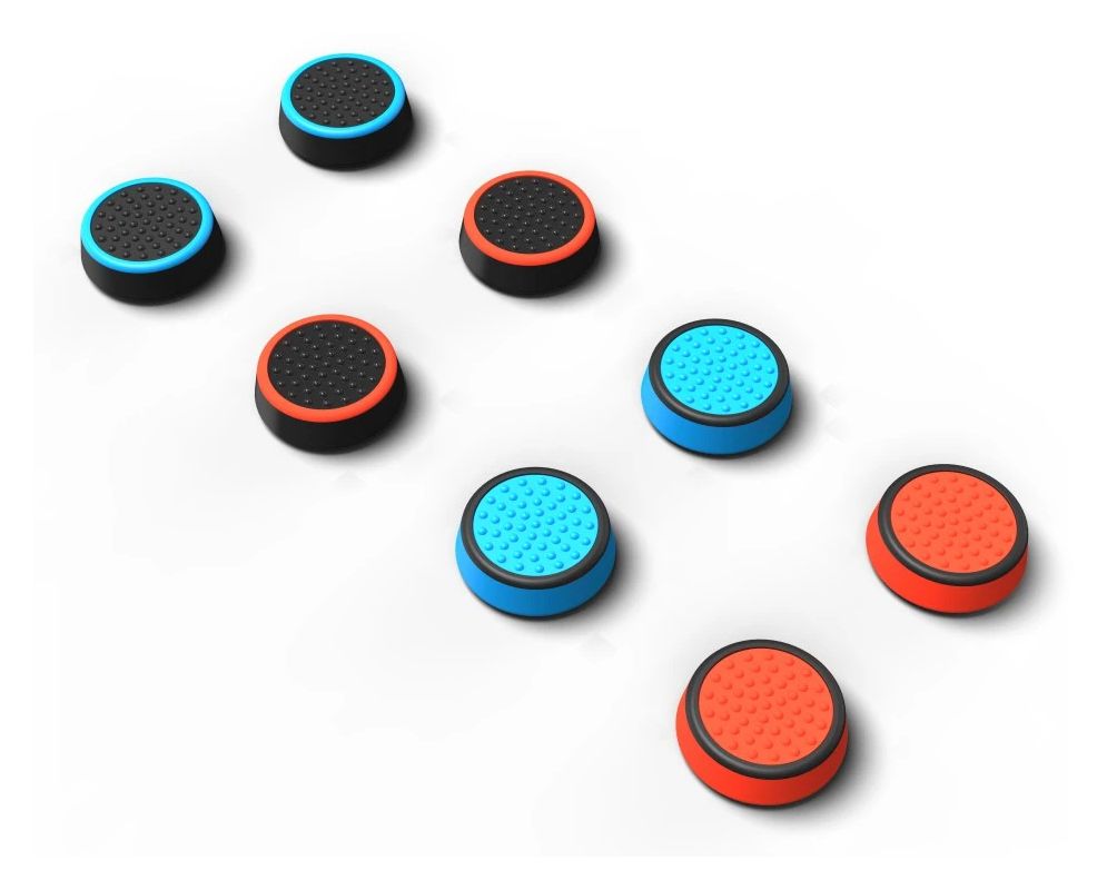 115537 Colors Knopfset Nintendo Switch 2  (Blau, Schwarz, Rot) 