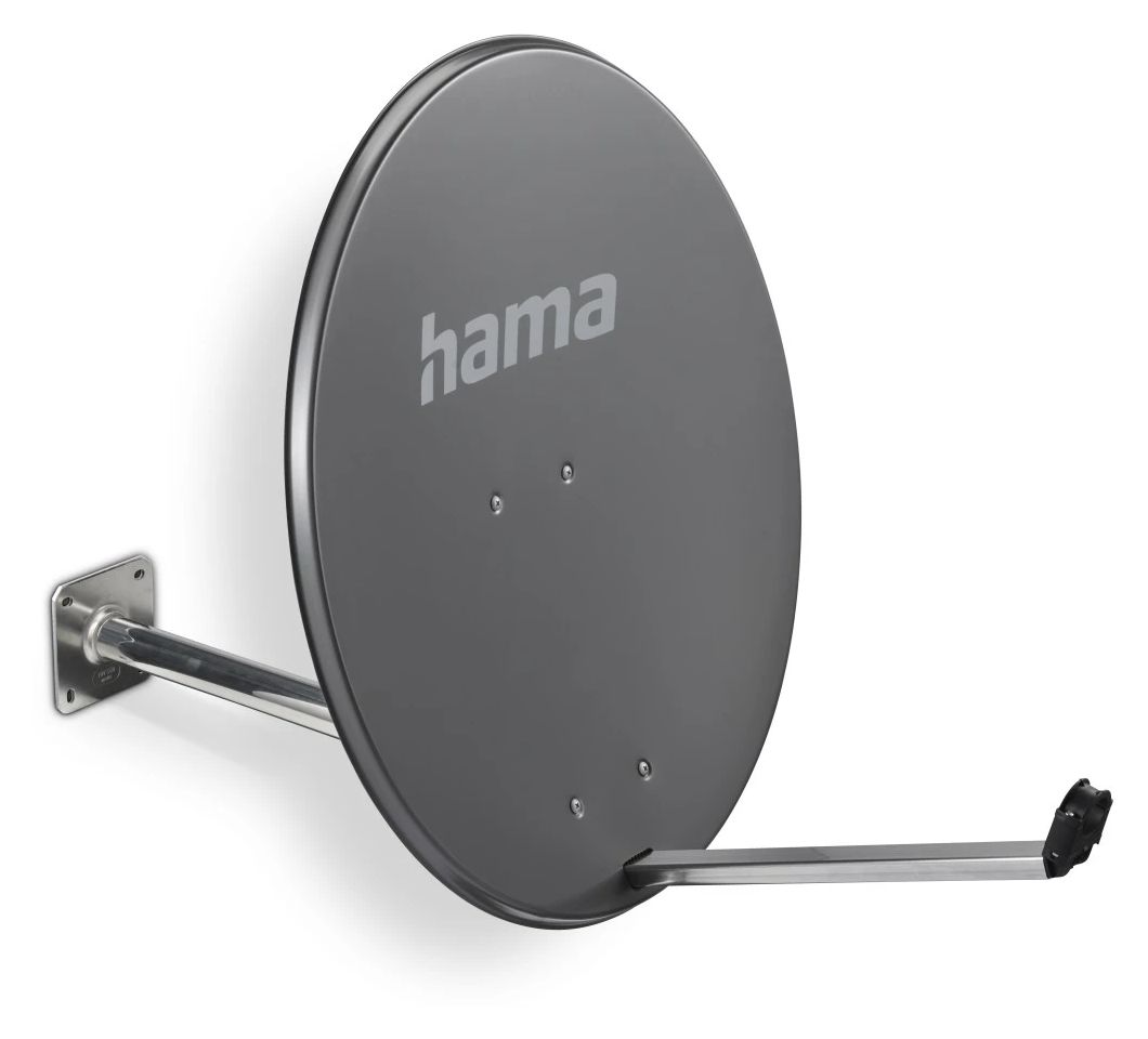 121780 80 cm Aluminium Sat-Spiegel  (Anthrazit) 