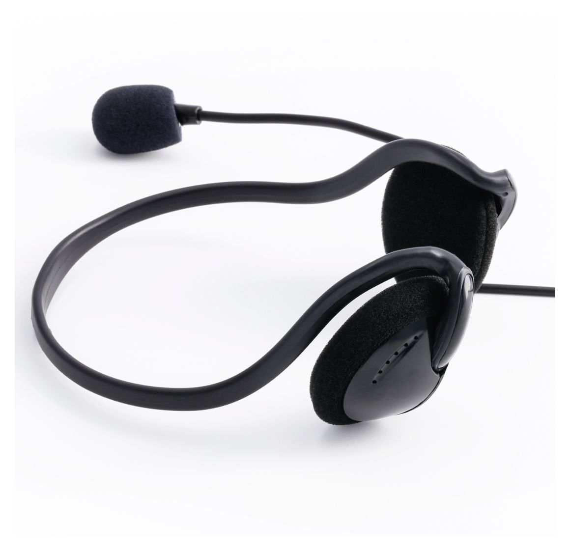 139920 NHS-P100 Ohraufliegender Kopfhörer Kabelgebunden  (Schwarz) 