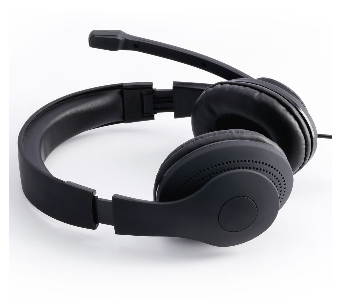 139923 HS-P200 Over Ear Kopfhörer Kabelgebunden  (Schwarz) 