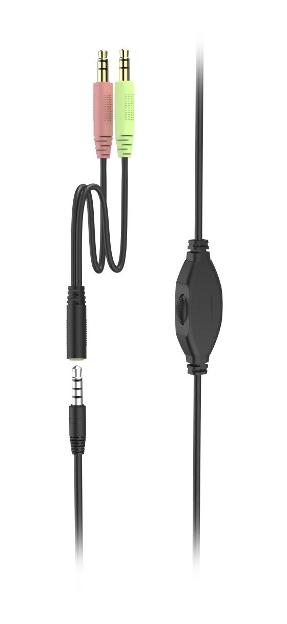 139932 HS-P150 V2 Ohraufliegender Kopfhörer Kabelgebunden  (Schwarz) 