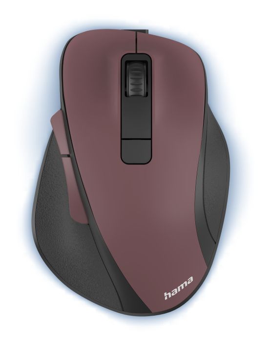 173033 MW-500 Recharge 1600 DPI Büro Maus Optisch  (Schwarz, Burgund) 