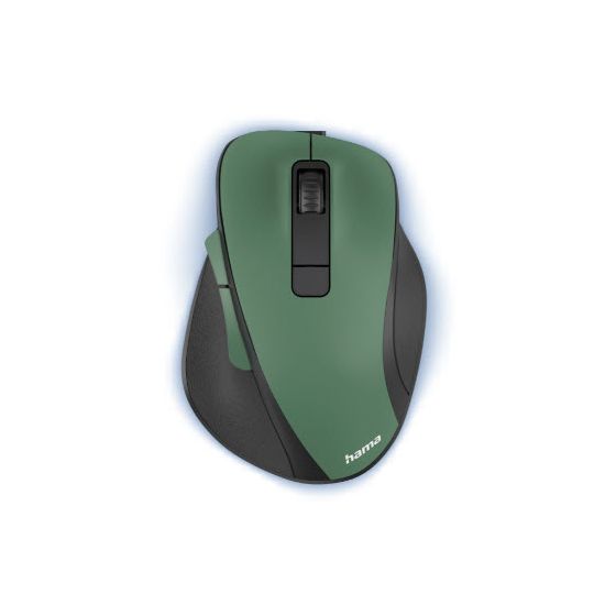 173035 MW-500 Recharge 1600 DPI Büro Maus Optisch  (Schwarz, Grün) 
