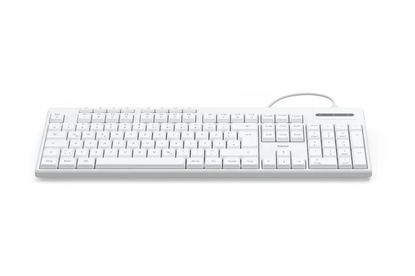 173053 CK-200 Heimbüro Tastatur USB  (Weiß) 