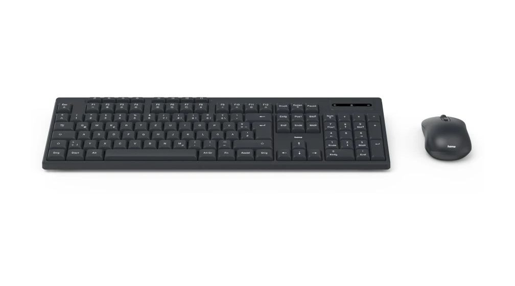 173056 WKM-200 Heimbüro Tastatur RF Wireless 2.4 GHz  (Schwarz) 