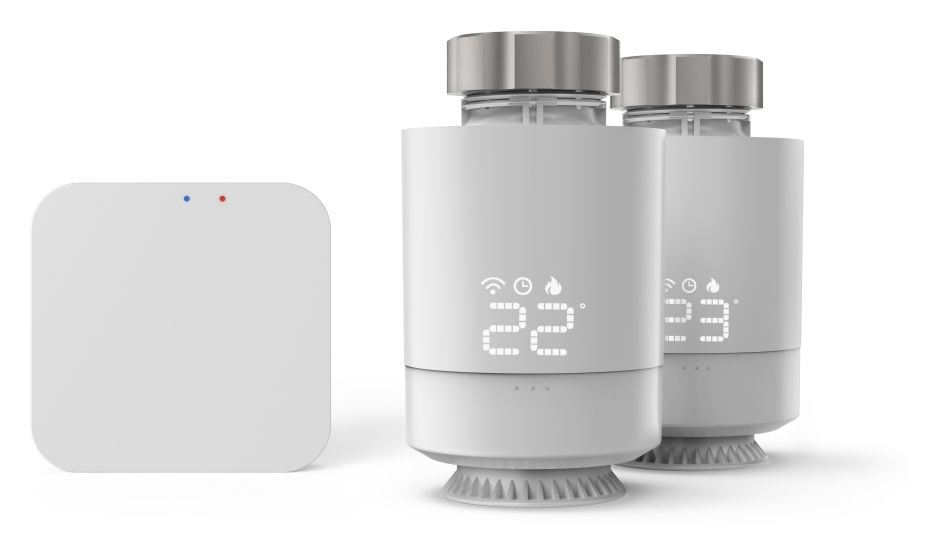 176593 Starter-Set ZigBee (2x smartes Heizkörperthermostat + Zentrale)  Wlan  (Weiß) 