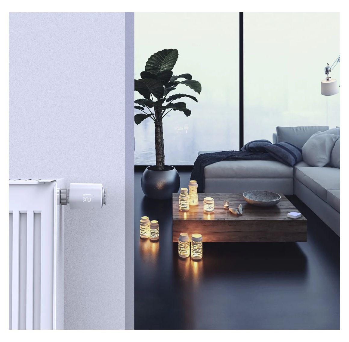 176661 smartes Heizkörperthermostat  Wlan  (Weiß) 