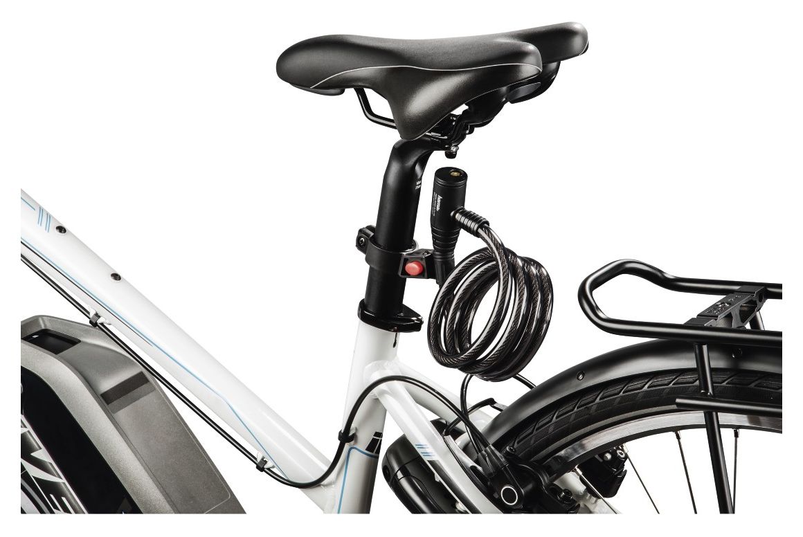 178110 Fahrrad-Spiralkabelschloss 120m  Kabelschloss 