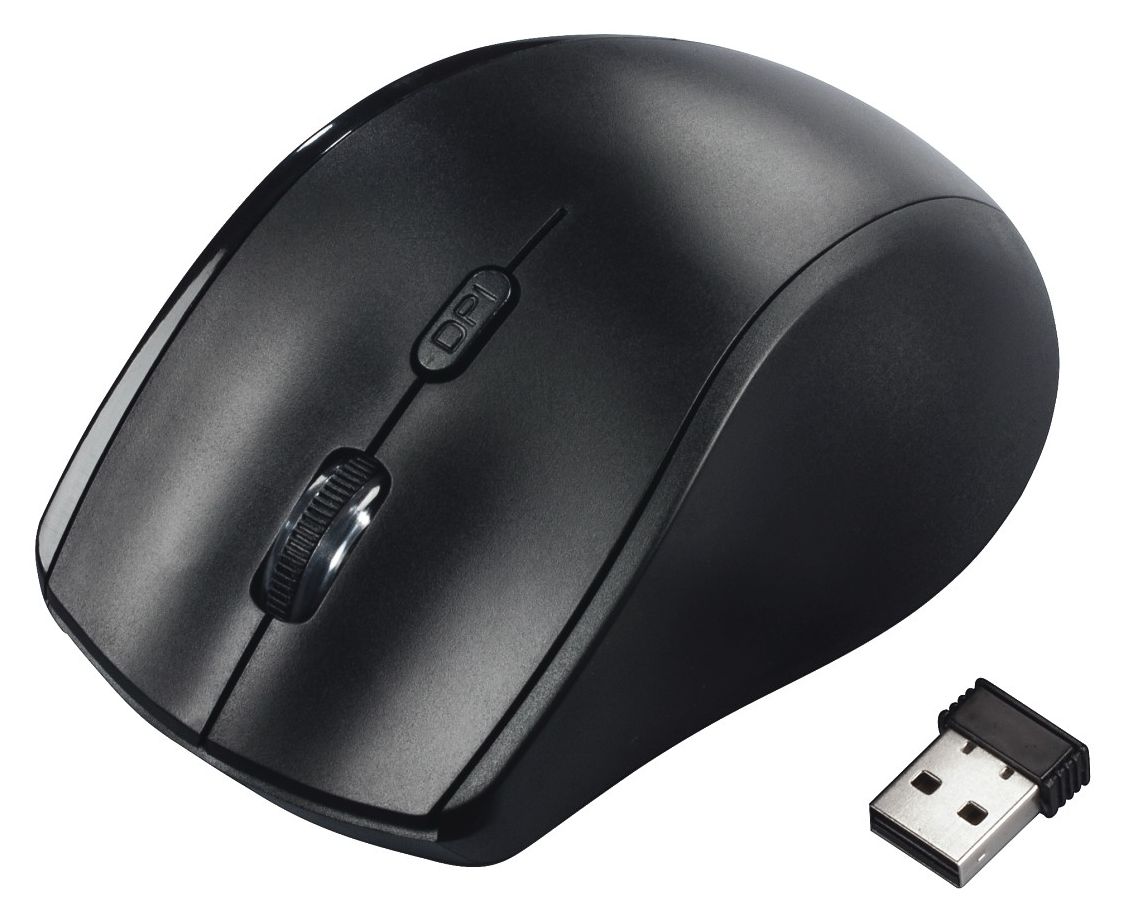 182645 Riano 1200 DPI Maus Optisch  (Schwarz) 