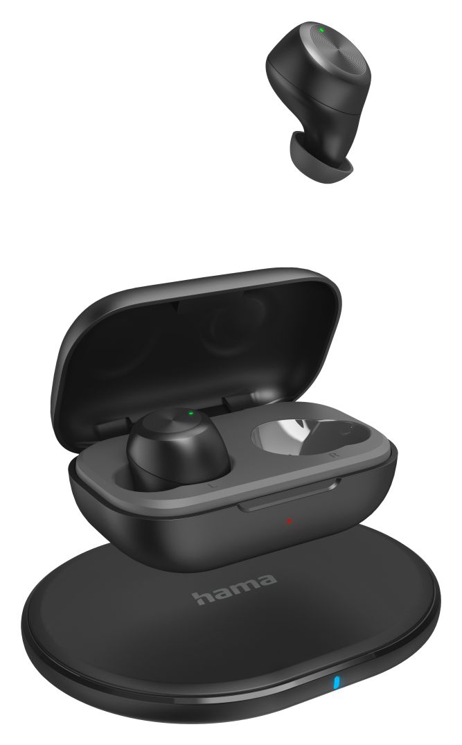 184090 Passion Chop In-Ear Bluetooth Kopfhörer Kabellos TWS 4 h Laufzeit IPX4 USB Typ-C  (Schwarz, Grau) 
