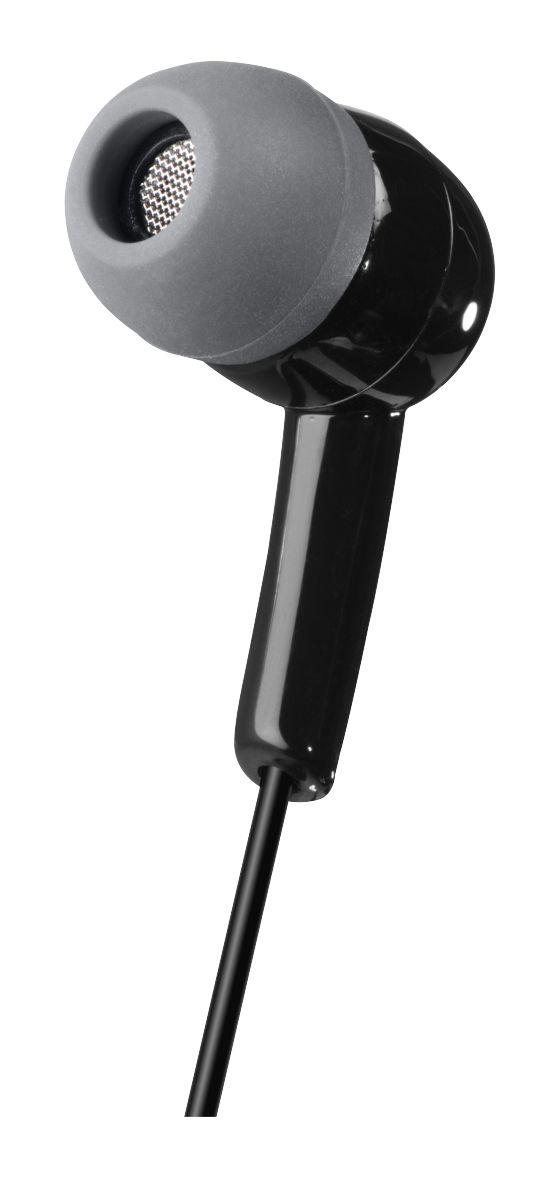 184131 Gloss In-Ear Kopfhörer Kabelgebunden  (Schwarz, Grau) 