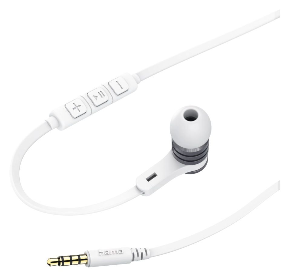 184136 Intense In-Ear Kopfhörer Kabelgebunden  (Silber, Weiß) 