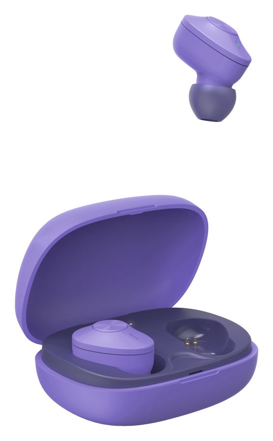 184165 Freedom Buddy In-Ear Bluetooth Kopfhörer Kabellos TWS 4 h Laufzeit  (Violett) 