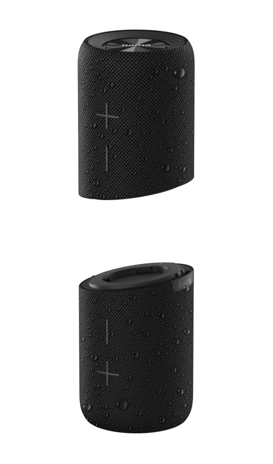 188222 Twin 3.0 30 W Bluetooth Lautsprecher IP67 Laufzeit bis 10 h  (Schwarz) 