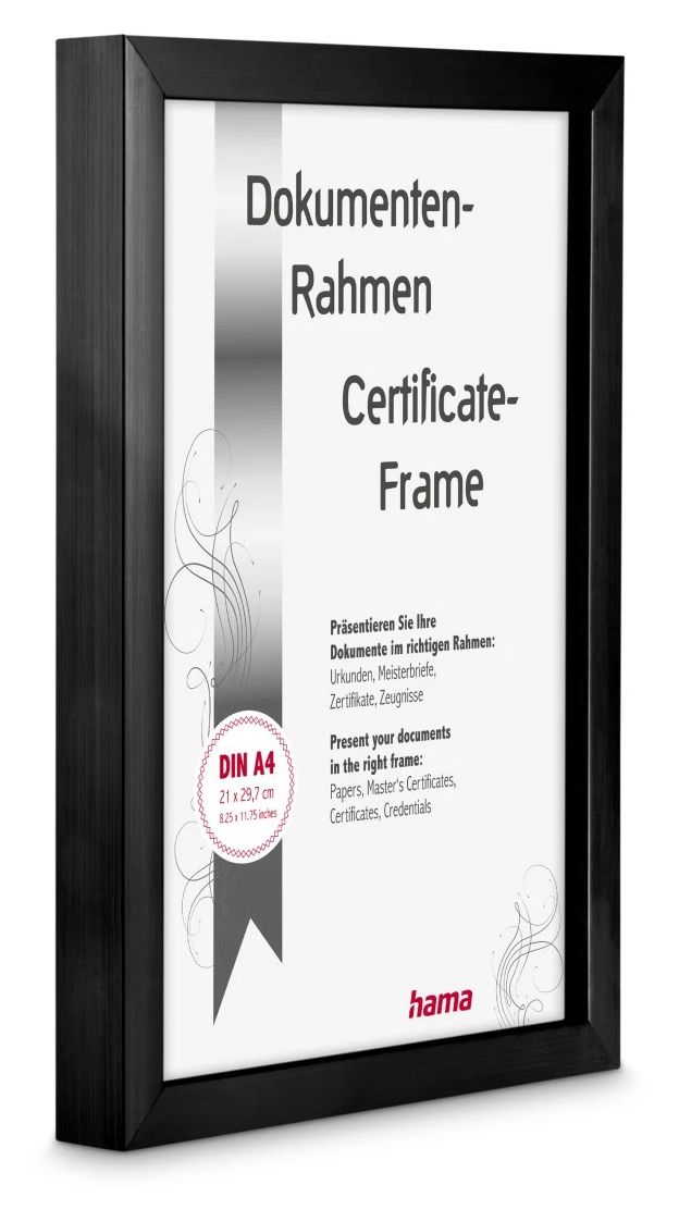 193251 Chiaro Einzelbilderrahmen 10 x 15 cm  (Schwarz) 