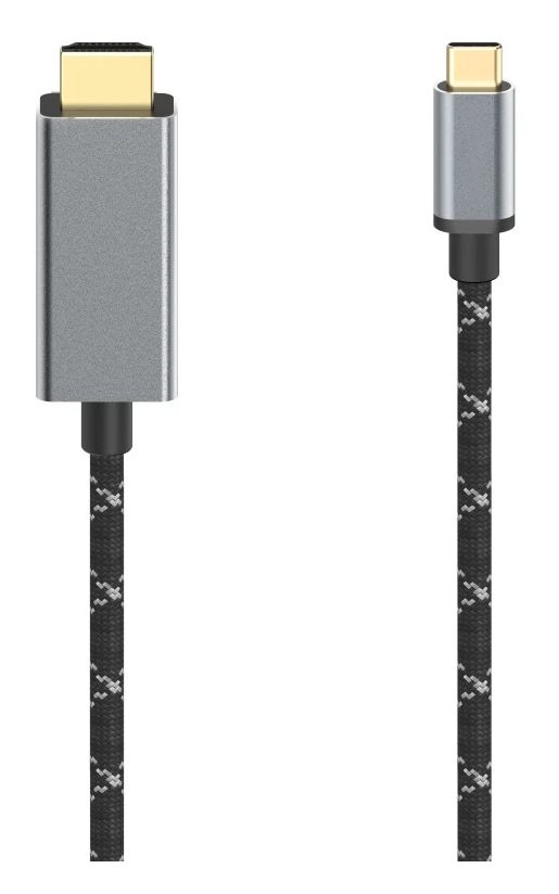 200509 Stecker Gerade HDMI auf USB Typ-C 1,5 m  (Schwarz) 